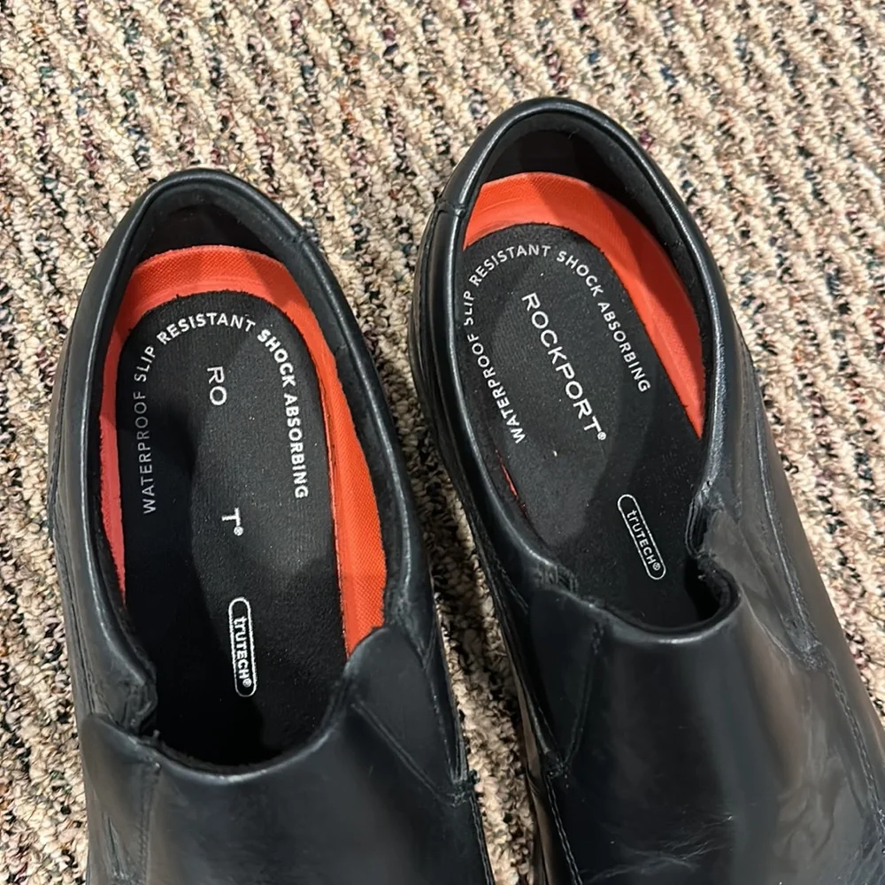 Men’s rock port leather loafers